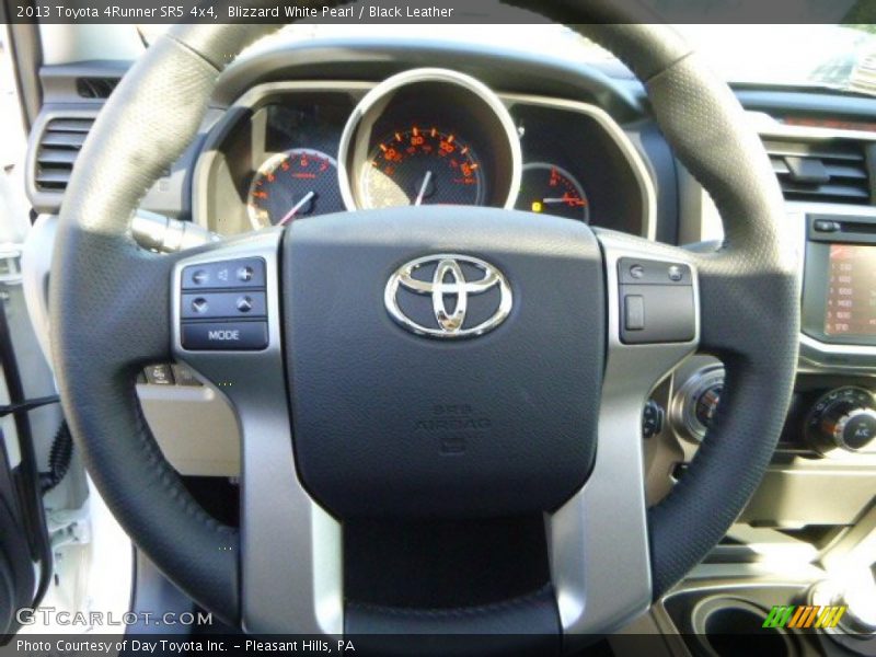 Blizzard White Pearl / Black Leather 2013 Toyota 4Runner SR5 4x4