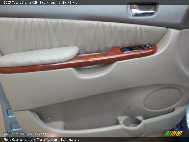 Blue Mirage Metallic / Stone 2005 Toyota Sienna XLE