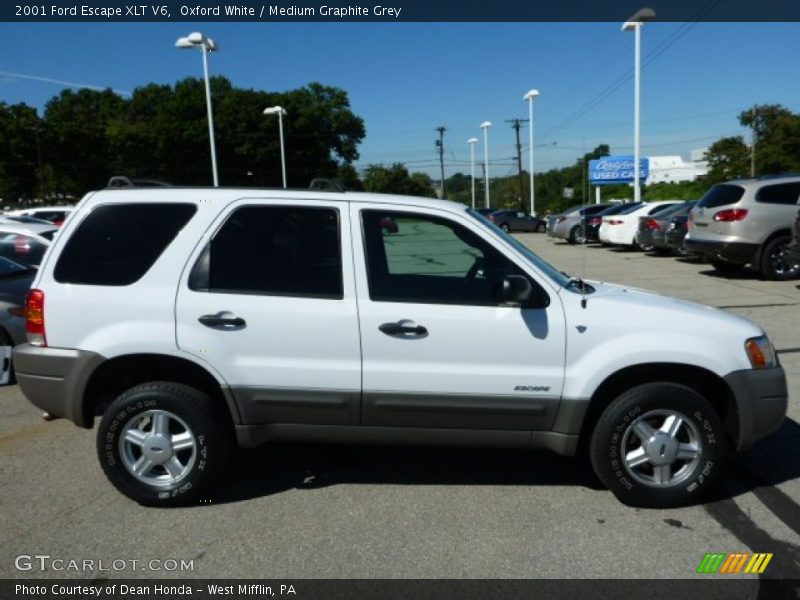 Oxford White / Medium Graphite Grey 2001 Ford Escape XLT V6