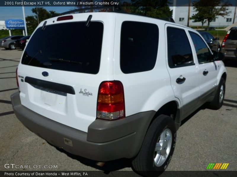 Oxford White / Medium Graphite Grey 2001 Ford Escape XLT V6