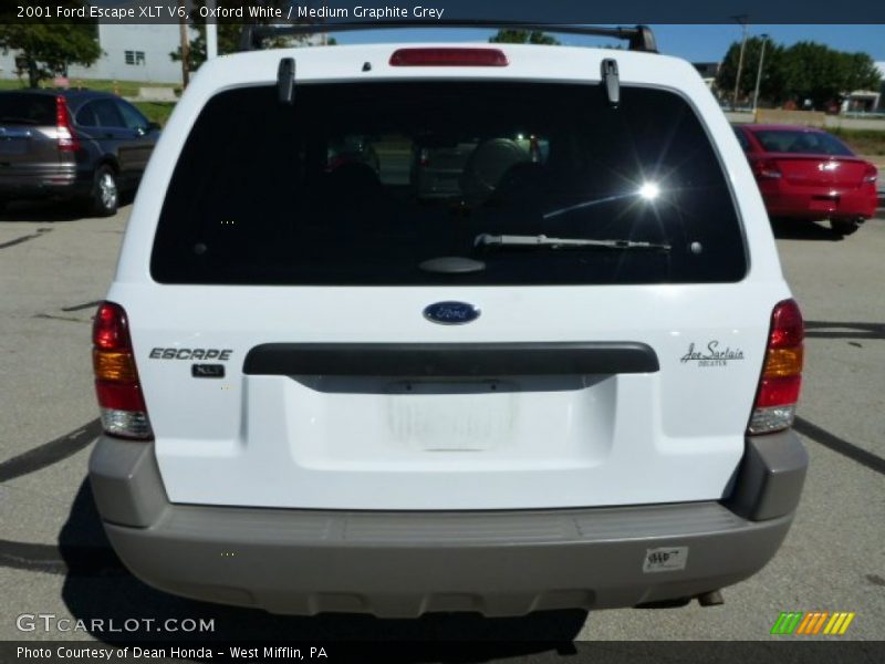 Oxford White / Medium Graphite Grey 2001 Ford Escape XLT V6