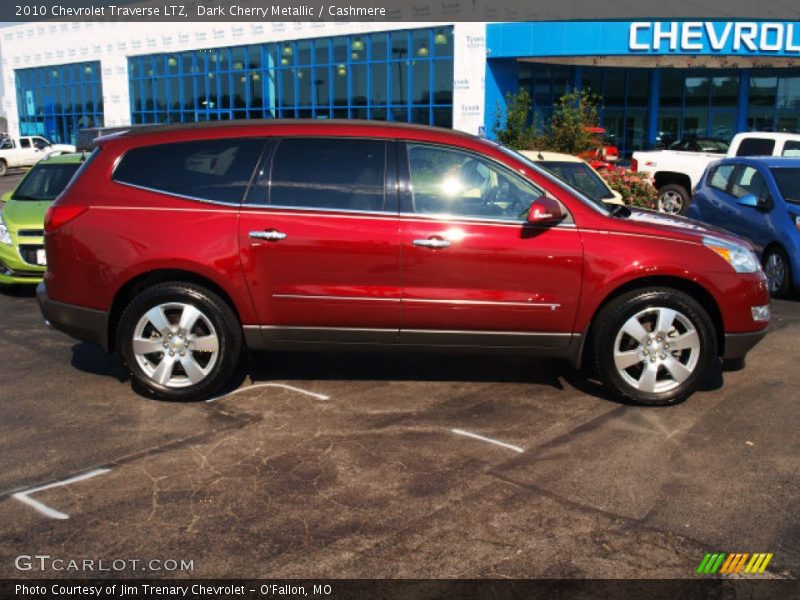 Dark Cherry Metallic / Cashmere 2010 Chevrolet Traverse LTZ