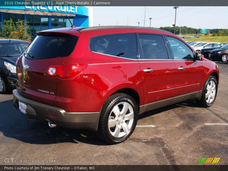 Dark Cherry Metallic / Cashmere 2010 Chevrolet Traverse LTZ
