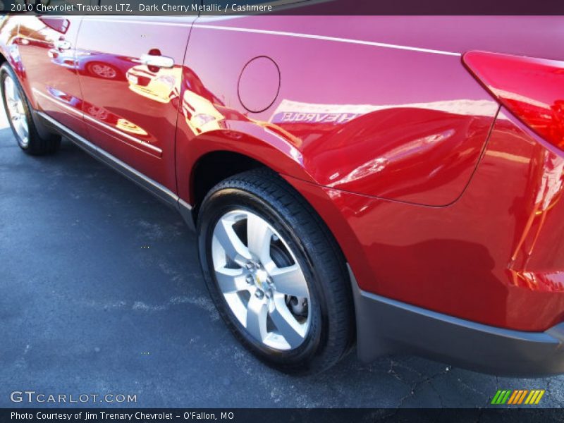 Dark Cherry Metallic / Cashmere 2010 Chevrolet Traverse LTZ