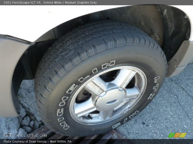 Oxford White / Medium Graphite Grey 2001 Ford Escape XLT V6