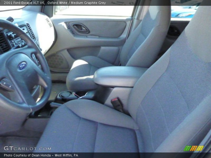Oxford White / Medium Graphite Grey 2001 Ford Escape XLT V6