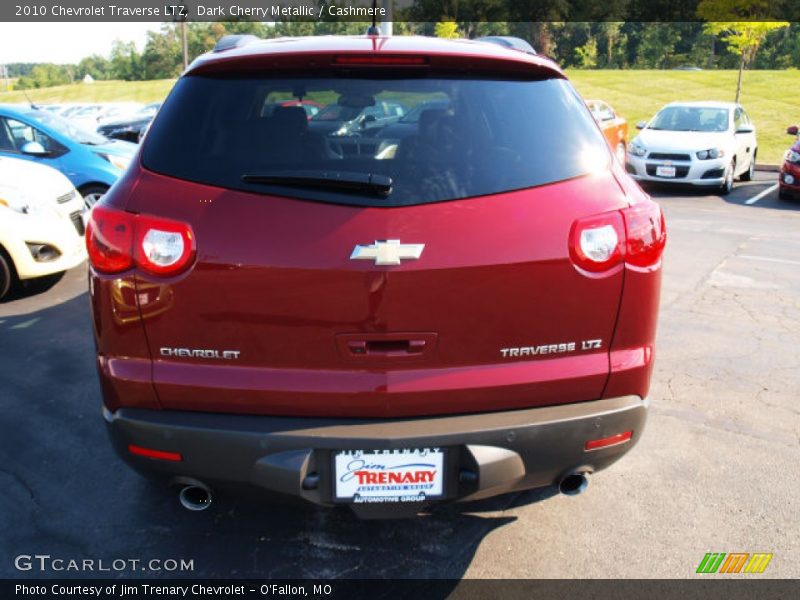 Dark Cherry Metallic / Cashmere 2010 Chevrolet Traverse LTZ