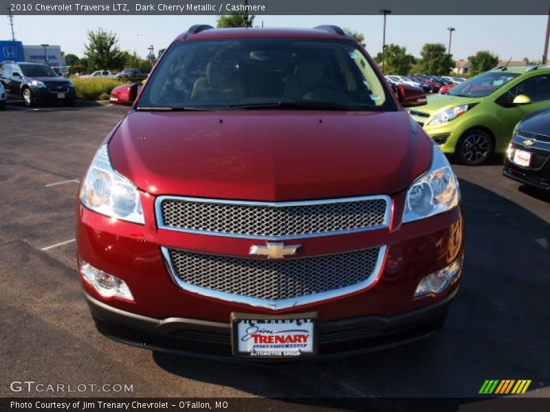 Dark Cherry Metallic / Cashmere 2010 Chevrolet Traverse LTZ