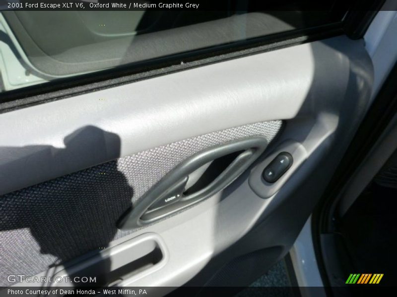 Oxford White / Medium Graphite Grey 2001 Ford Escape XLT V6