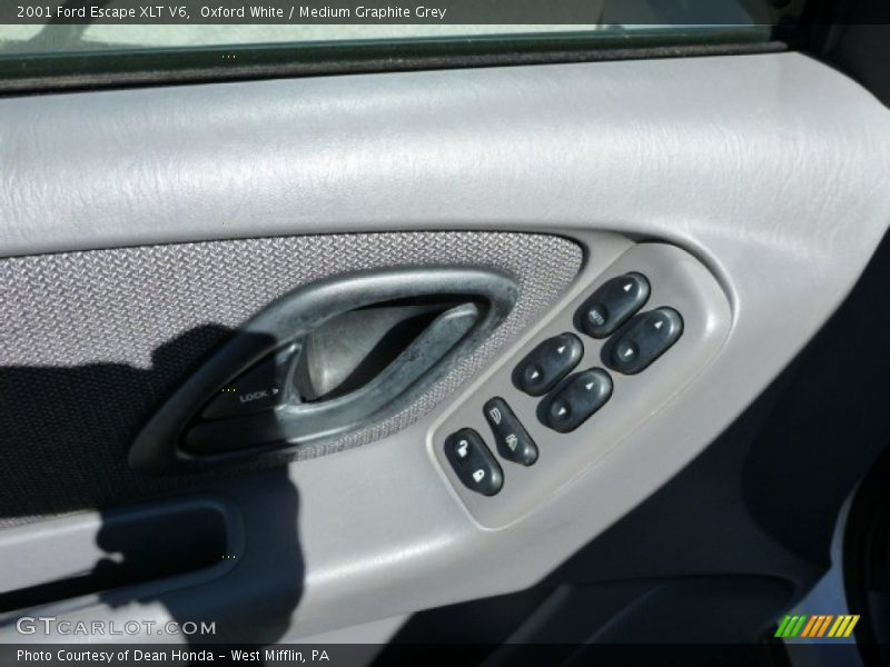 Oxford White / Medium Graphite Grey 2001 Ford Escape XLT V6