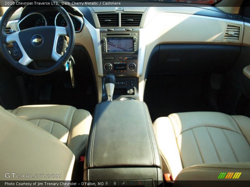 Dark Cherry Metallic / Cashmere 2010 Chevrolet Traverse LTZ