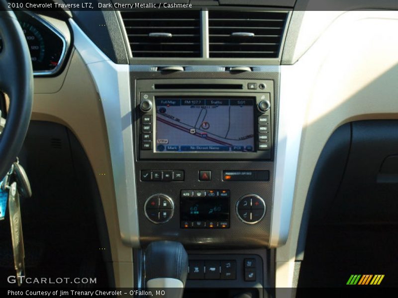 Dark Cherry Metallic / Cashmere 2010 Chevrolet Traverse LTZ
