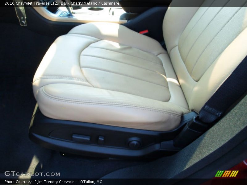 Dark Cherry Metallic / Cashmere 2010 Chevrolet Traverse LTZ