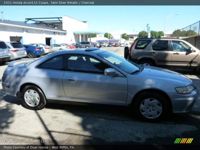 Satin Silver Metallic / Charcoal 2001 Honda Accord LX Coupe