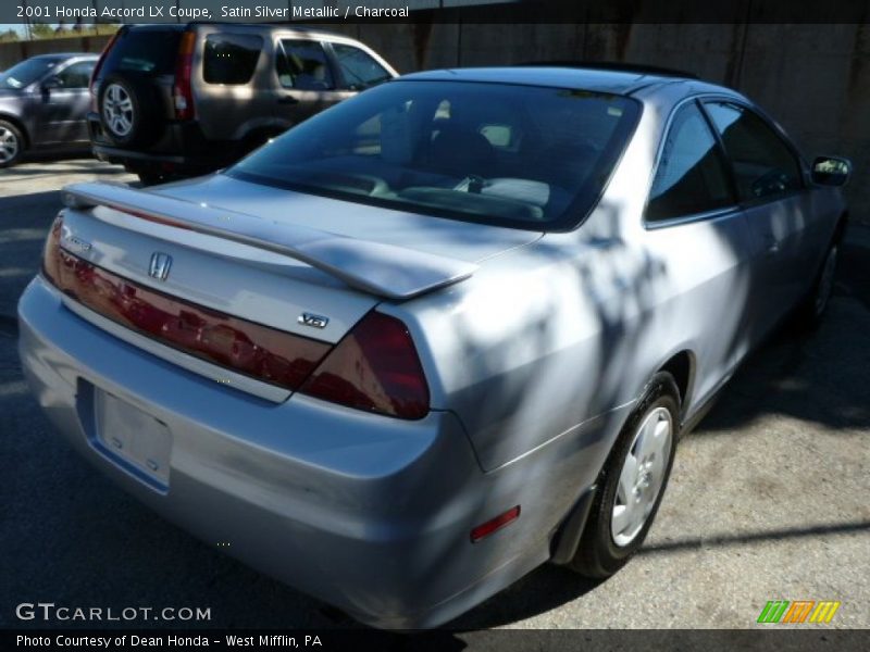Satin Silver Metallic / Charcoal 2001 Honda Accord LX Coupe