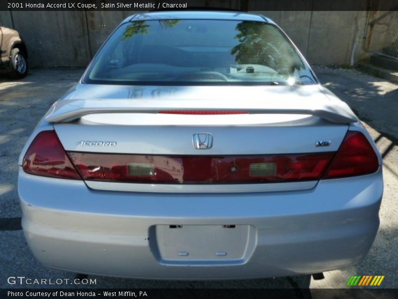 Satin Silver Metallic / Charcoal 2001 Honda Accord LX Coupe