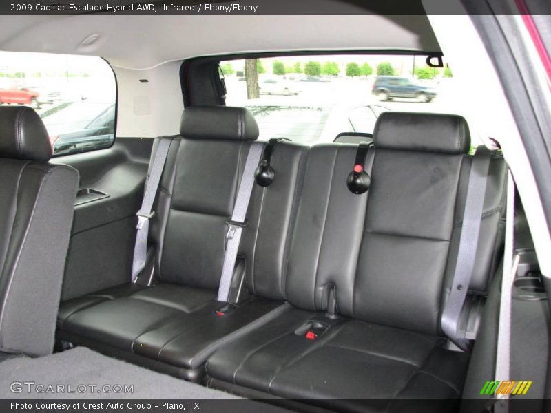 Infrared / Ebony/Ebony 2009 Cadillac Escalade Hybrid AWD