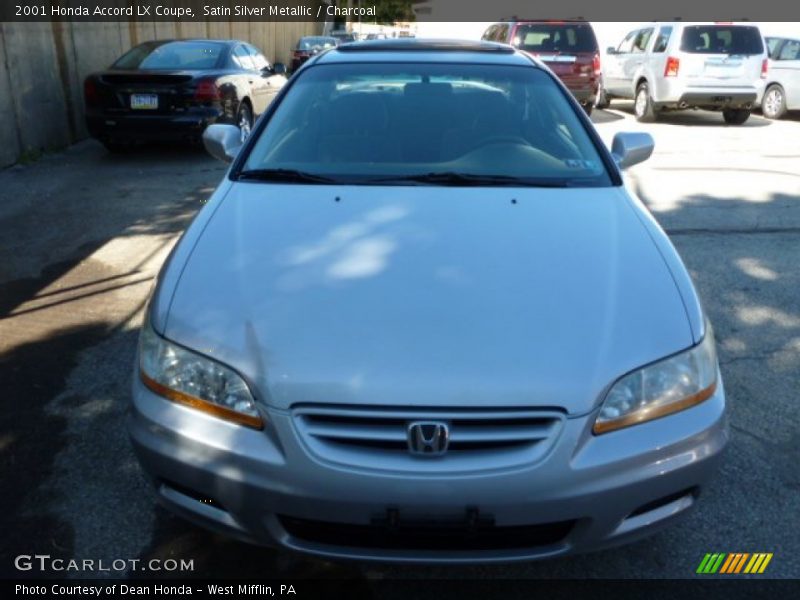 Satin Silver Metallic / Charcoal 2001 Honda Accord LX Coupe