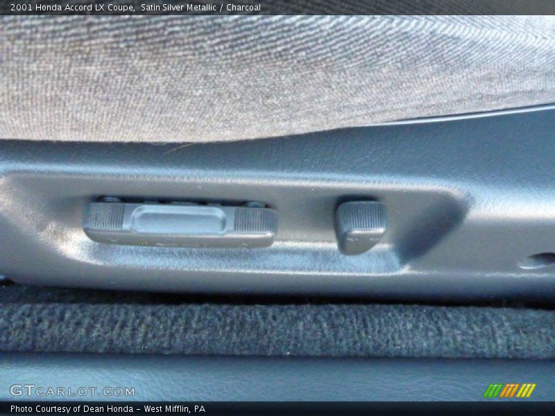 Satin Silver Metallic / Charcoal 2001 Honda Accord LX Coupe