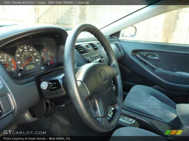 Satin Silver Metallic / Charcoal 2001 Honda Accord LX Coupe