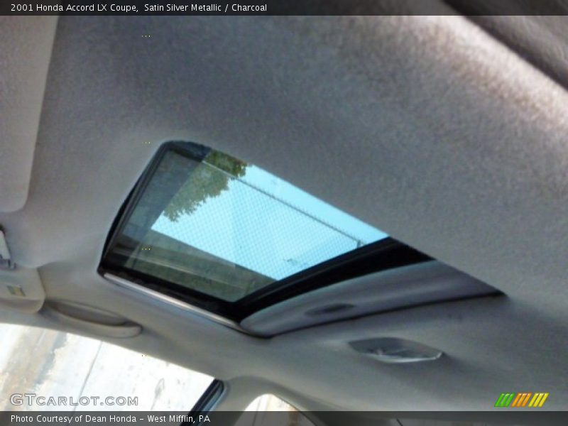 Satin Silver Metallic / Charcoal 2001 Honda Accord LX Coupe