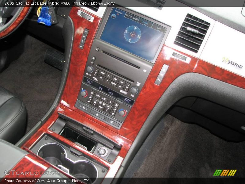 Infrared / Ebony/Ebony 2009 Cadillac Escalade Hybrid AWD