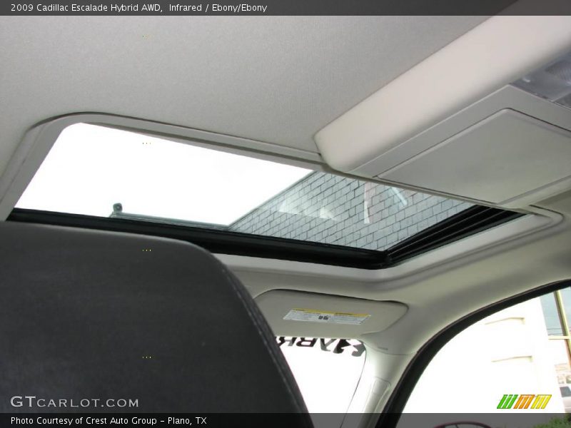 Infrared / Ebony/Ebony 2009 Cadillac Escalade Hybrid AWD