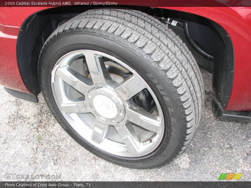 Infrared / Ebony/Ebony 2009 Cadillac Escalade Hybrid AWD