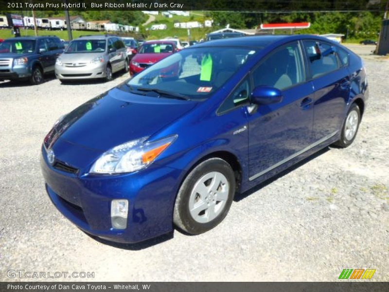 Blue Ribbon Metallic / Dark Gray 2011 Toyota Prius Hybrid II