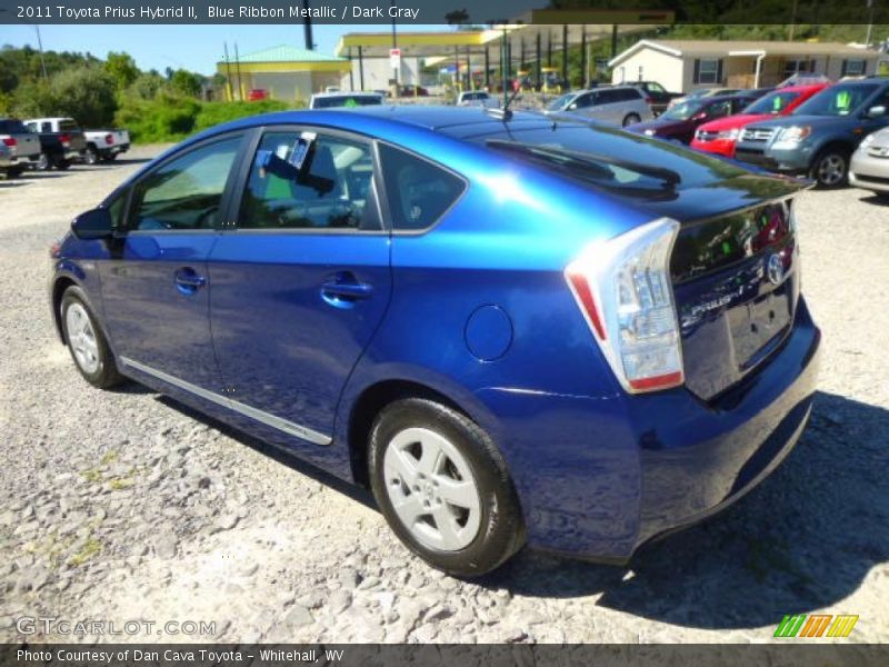 Blue Ribbon Metallic / Dark Gray 2011 Toyota Prius Hybrid II