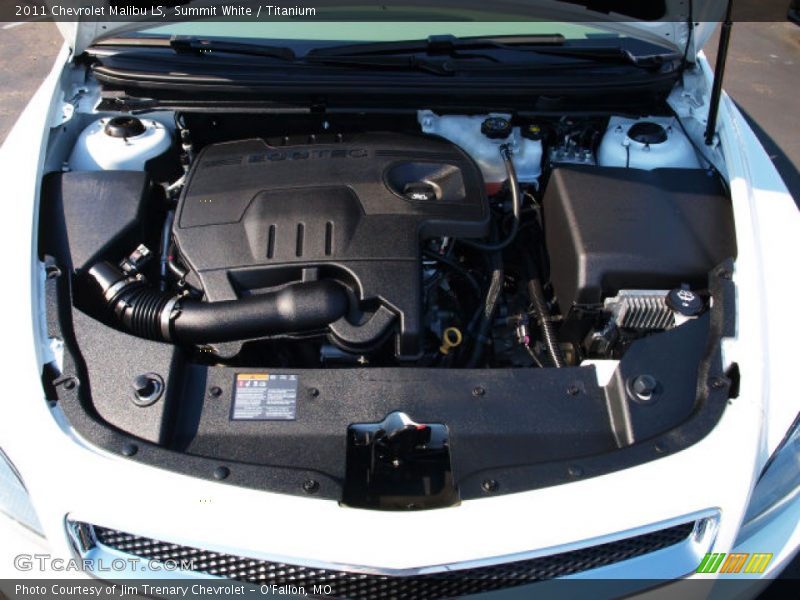 Summit White / Titanium 2011 Chevrolet Malibu LS