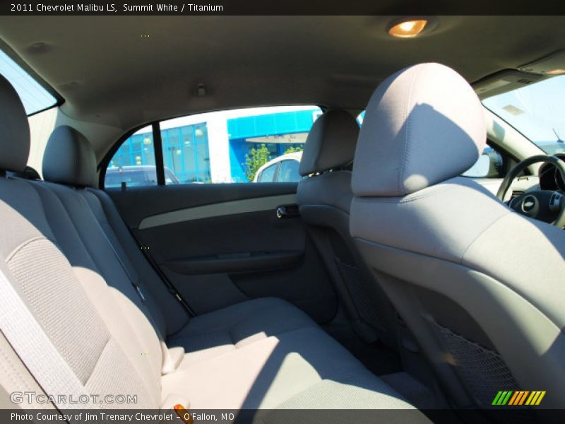 Summit White / Titanium 2011 Chevrolet Malibu LS
