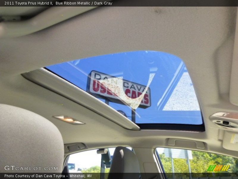 Blue Ribbon Metallic / Dark Gray 2011 Toyota Prius Hybrid II