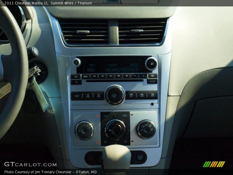 Summit White / Titanium 2011 Chevrolet Malibu LS
