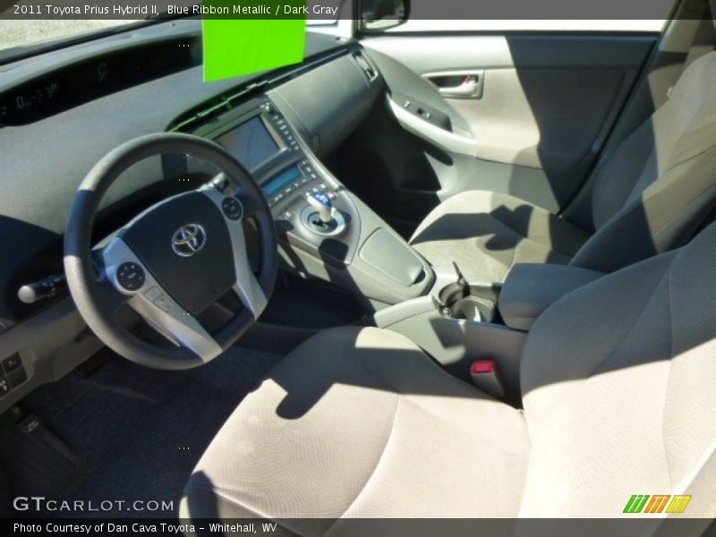 Blue Ribbon Metallic / Dark Gray 2011 Toyota Prius Hybrid II