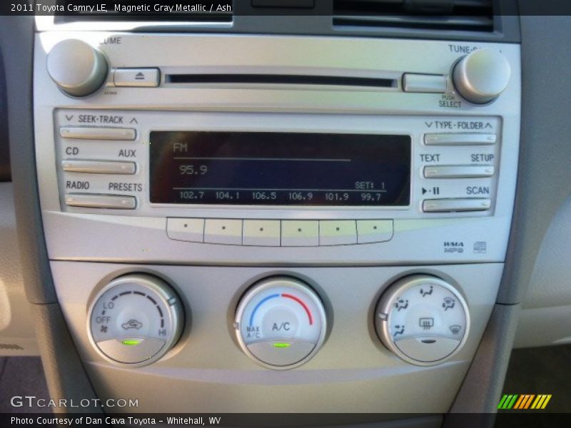 Magnetic Gray Metallic / Ash 2011 Toyota Camry LE