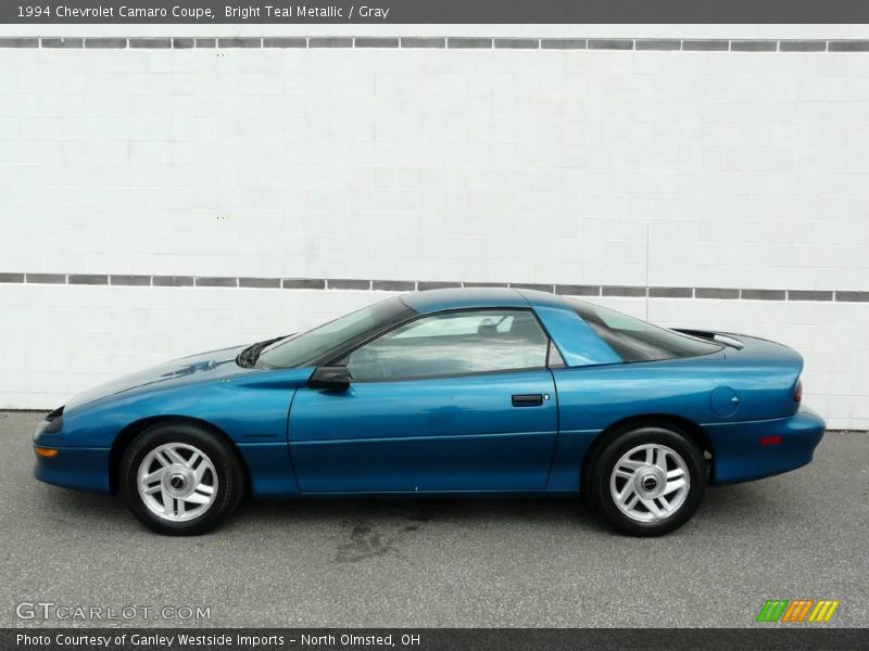 Bright Teal Metallic / Gray 1994 Chevrolet Camaro Coupe