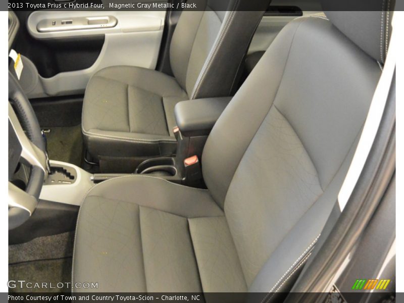Magnetic Gray Metallic / Black 2013 Toyota Prius c Hybrid Four