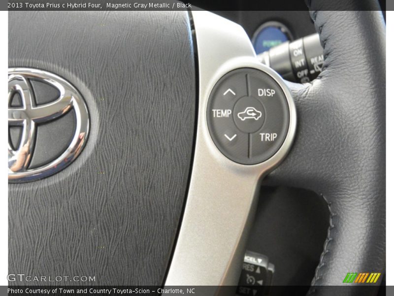 Magnetic Gray Metallic / Black 2013 Toyota Prius c Hybrid Four