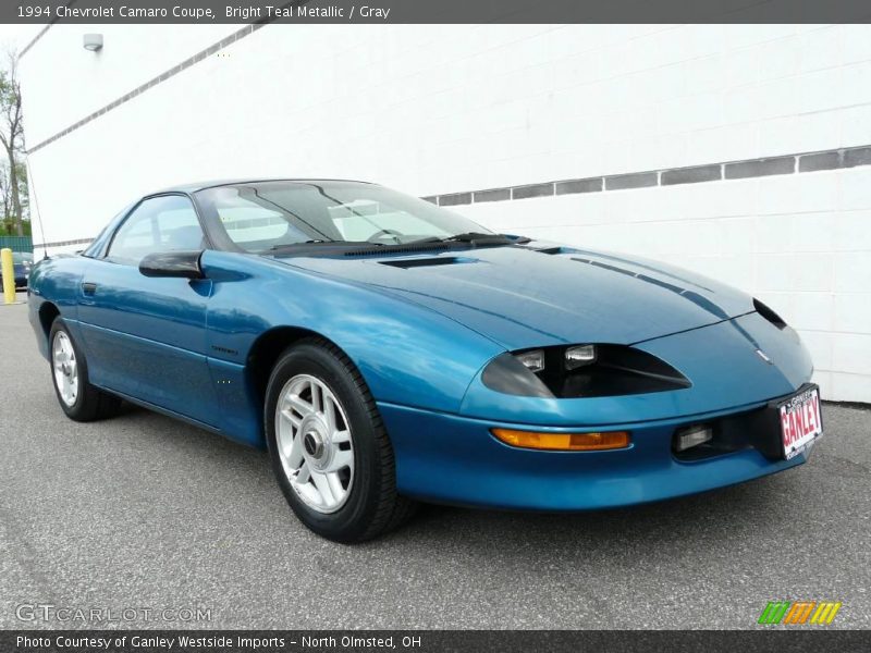 Bright Teal Metallic / Gray 1994 Chevrolet Camaro Coupe