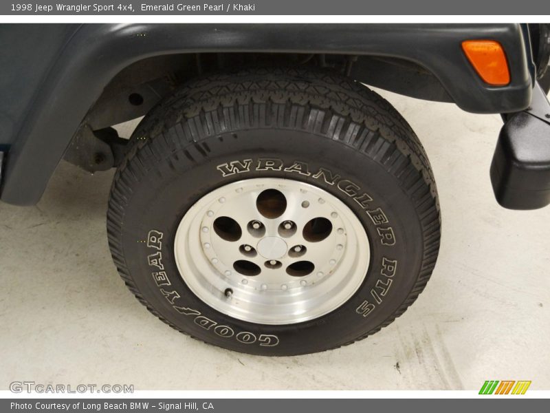 Emerald Green Pearl / Khaki 1998 Jeep Wrangler Sport 4x4