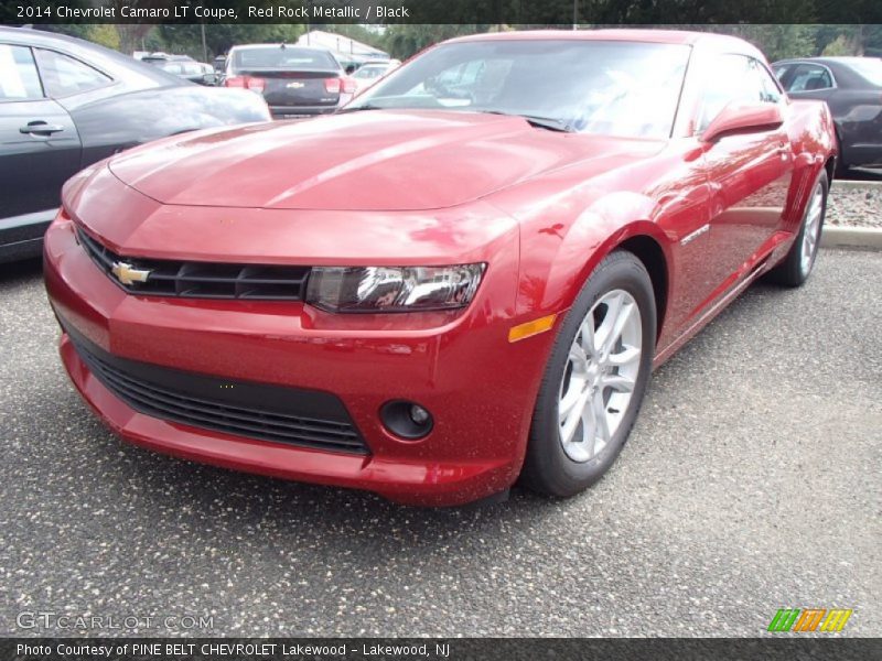 Red Rock Metallic / Black 2014 Chevrolet Camaro LT Coupe