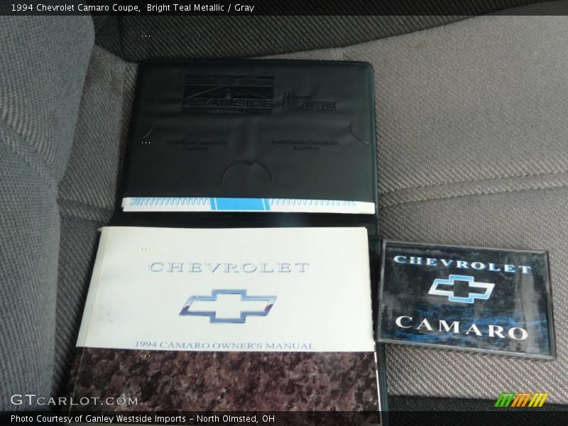 Bright Teal Metallic / Gray 1994 Chevrolet Camaro Coupe