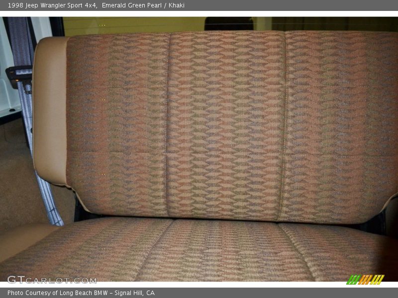 Rear Seat of 1998 Wrangler Sport 4x4
