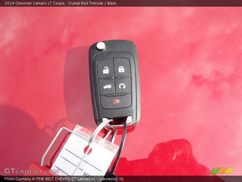 Crystal Red Tintcoat / Black 2014 Chevrolet Camaro LT Coupe