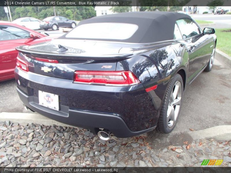 Blue Ray Metallic / Black 2014 Chevrolet Camaro LT/RS Convertible