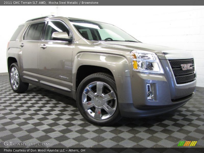 Mocha Steel Metallic / Brownstone 2011 GMC Terrain SLT AWD