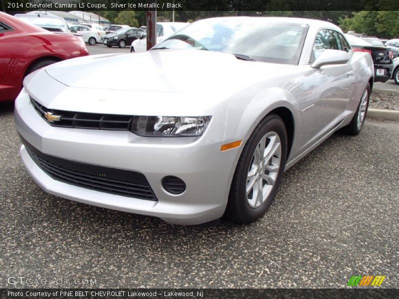 Silver Ice Metallic / Black 2014 Chevrolet Camaro LS Coupe