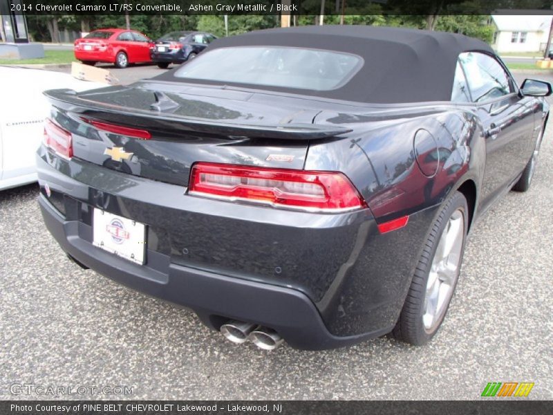 Ashen Gray Metallic / Black 2014 Chevrolet Camaro LT/RS Convertible