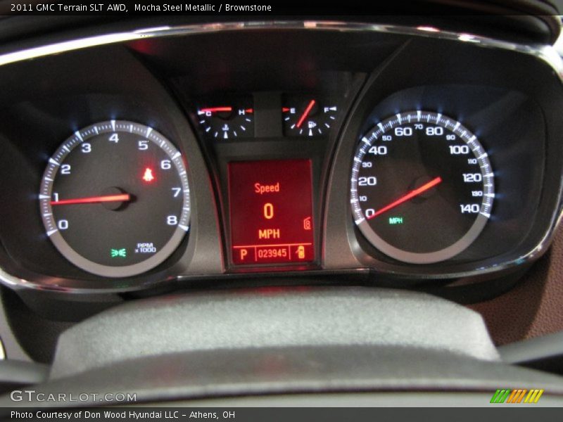 Mocha Steel Metallic / Brownstone 2011 GMC Terrain SLT AWD